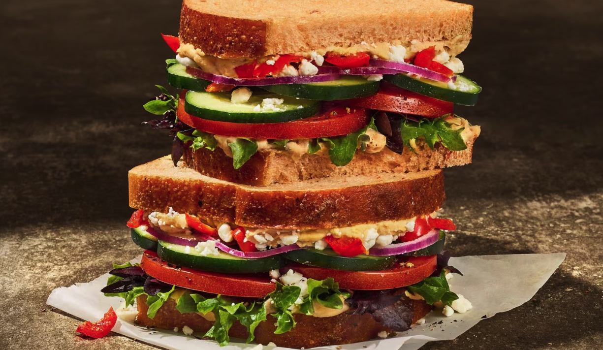 Mediterranean sandwich panera